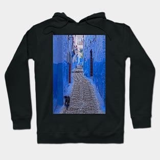 Alley Cat, Chefchaouen. Hoodie